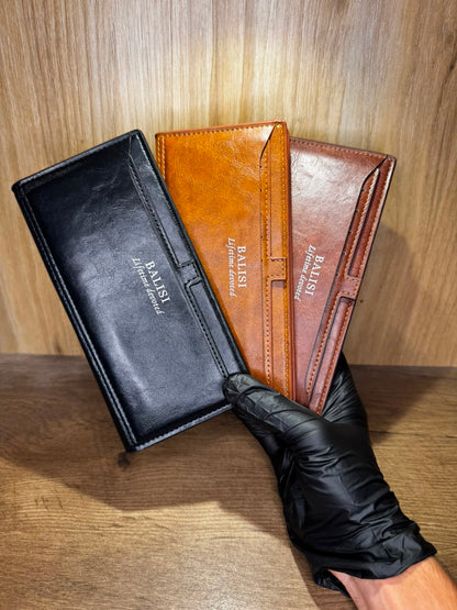 Premium 20-Card Holder Leather Wallet