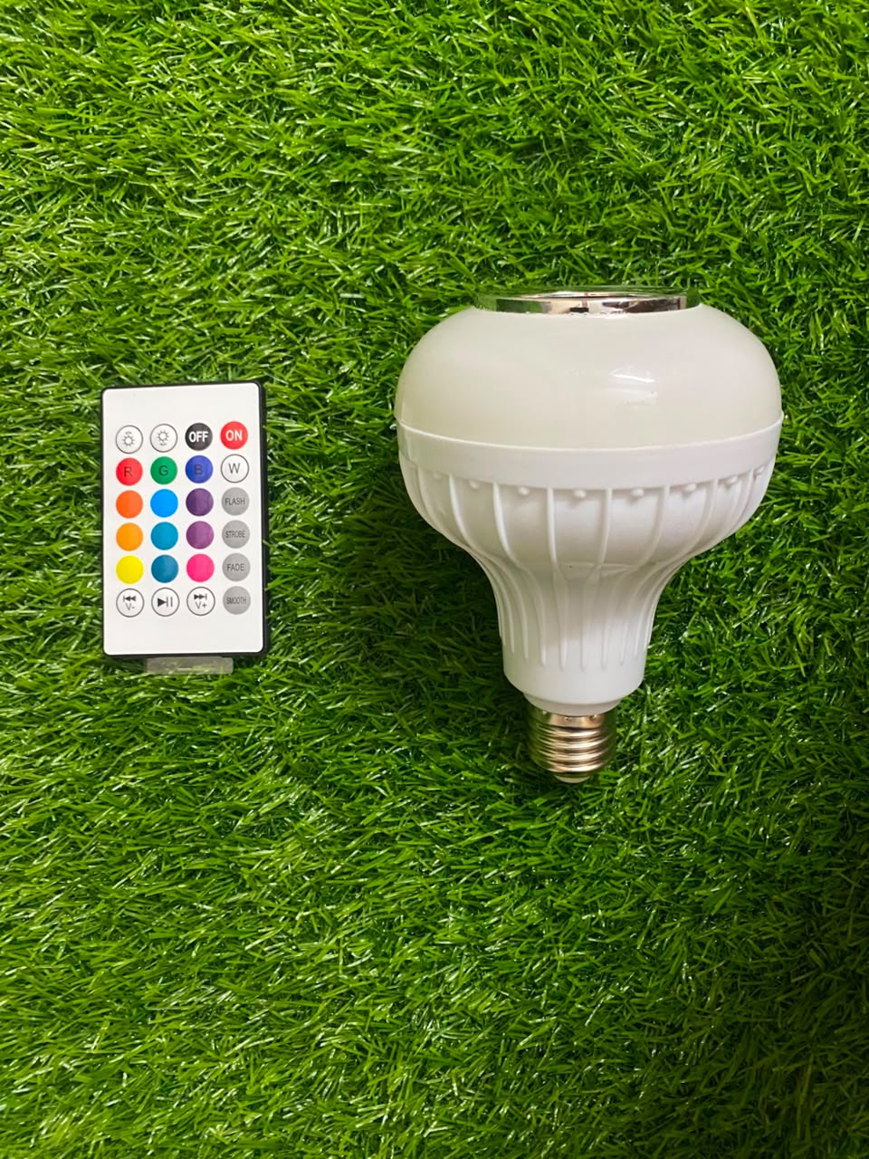 LED Music Bulb with Bluetooth Speaker &amp; Remote