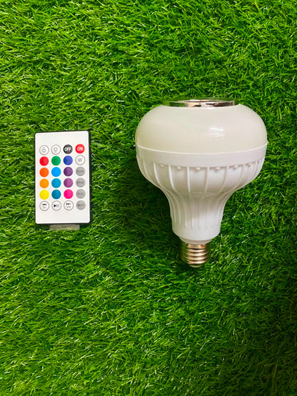 LED Music Bulb with Bluetooth Speaker &amp; Remote